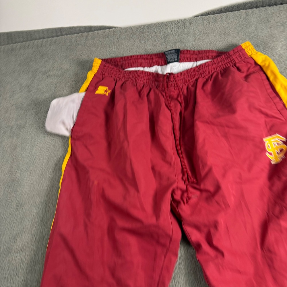 Starter FSU Florida State Seminoles Wind Pants Mens XL Garnet Gold Track Pants